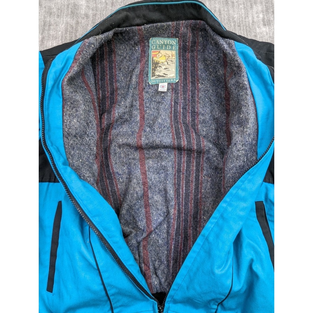 Vtg 90's Canyon Guide Outfitters Men's XL Blanket Lined Southwestern Jacket USA - Picture 9 of 15